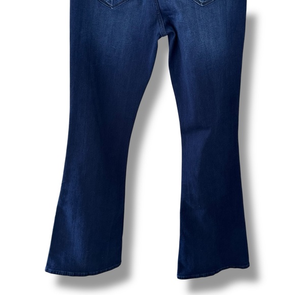 NWT KanCan Celestine Dark Wash Mid Rise Flare Jeans Boho Hippie Y2K Sz 31 Long - Picture 9 of 11